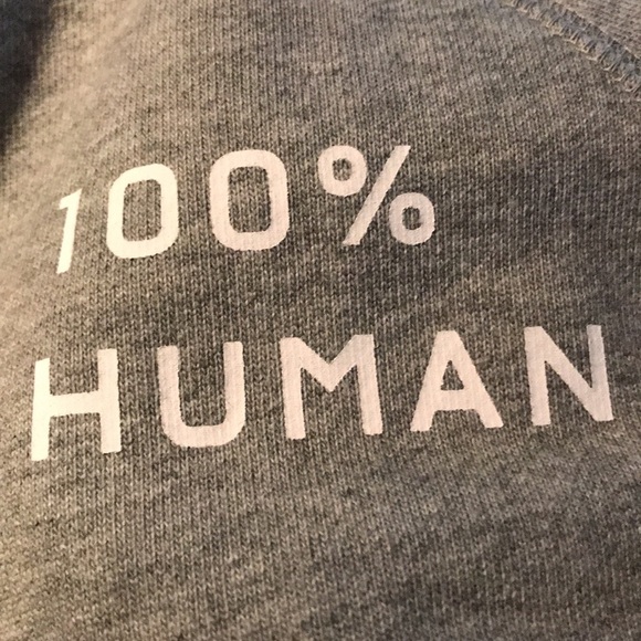 Everlane Grey '100% Human' Sweatshirt - Picture 2 of 3